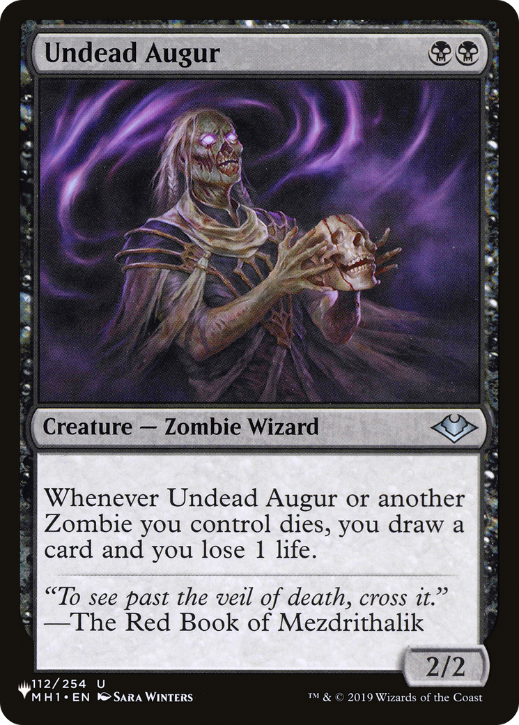 Undead Augur [The List Reprints] | Card Citadel