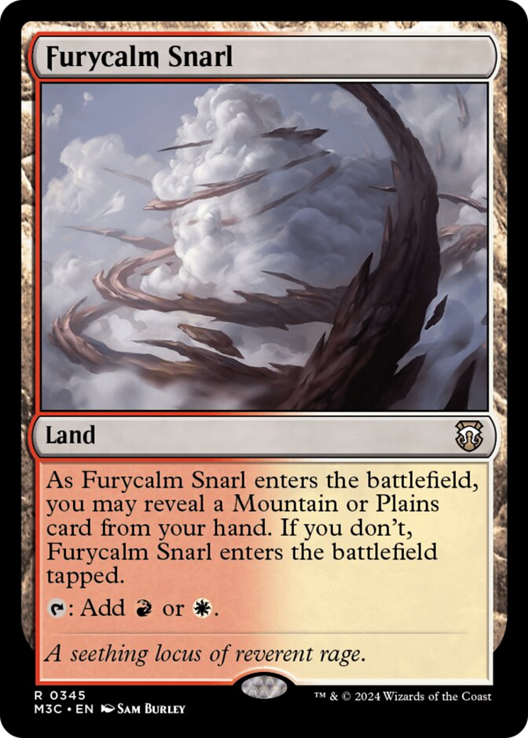 Furycalm Snarl (Ripple Foil) [Modern Horizons 3 Commander] | Card Citadel