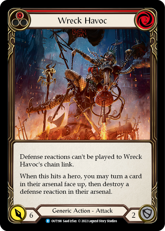 Wreck Havoc (Red) [OUT198] (Outsiders) | Card Citadel