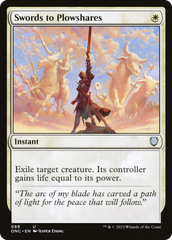 Swords to Plowshares [Phyrexia: All Will Be One Commander] | Card Citadel