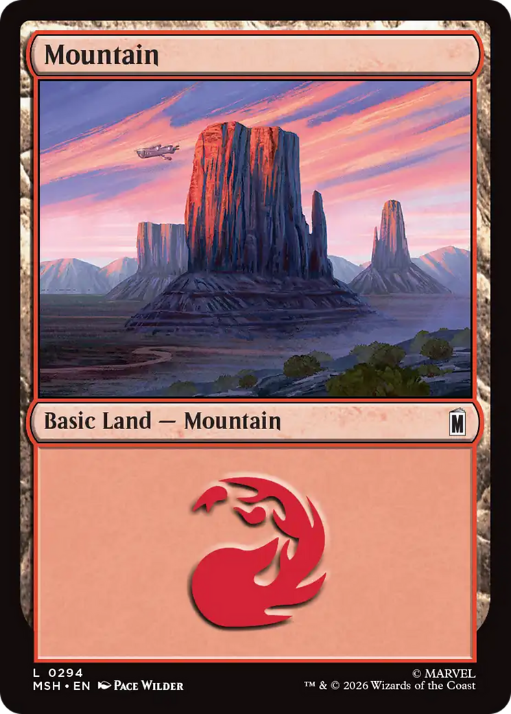 Mountain (0294) [Marvel Super Heroes] | Card Citadel