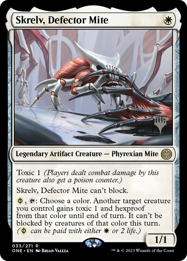 Skrelv, Defector Mite (Promo Pack) [Phyrexia: All Will Be One Promos] | Card Citadel