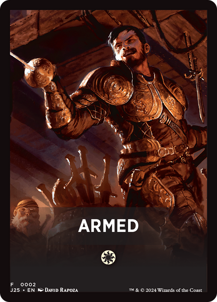 Armed Theme Card [Foundations Jumpstart Front Cards] | Card Citadel