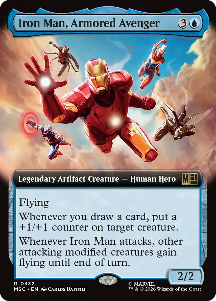Iron Man, Armored Avenger (Extended Art) [Marvel Super Heroes Commander] | Card Citadel