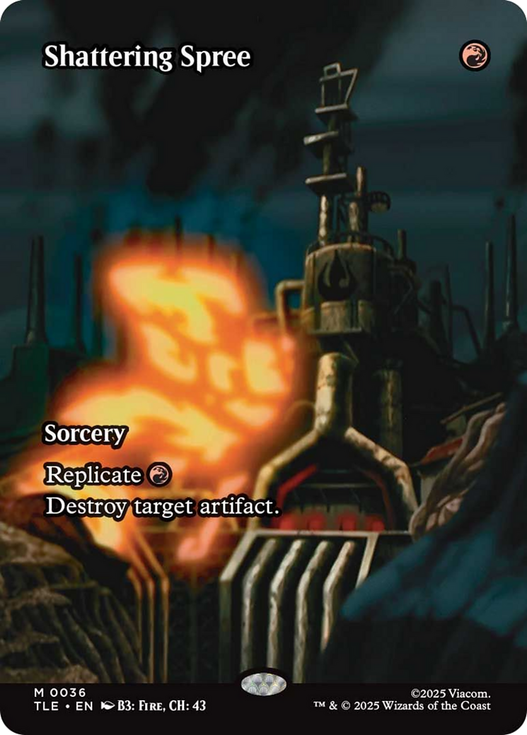 Shattering Spree (Borderless) [Avatar: The Last Airbender: Eternal-Legal] | Card Citadel