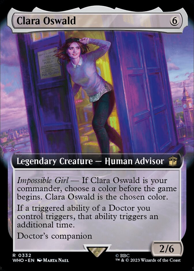 Clara Oswald (Extended Art) [Doctor Who] | Card Citadel