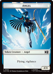 Angel (020) // Vibranium (031) Double-Sided Token (Surge Foil) [Marvel Super Heroes Commander Tokens] | Card Citadel