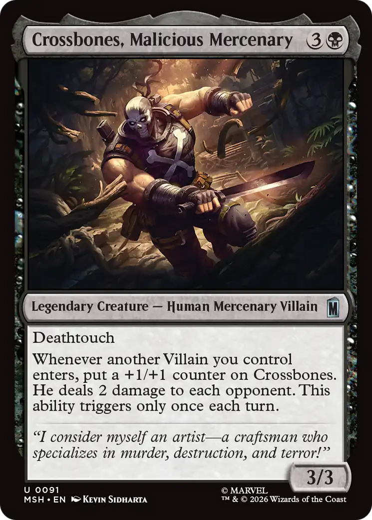 Crossbones, Malicious Mercenary [Marvel Super Heroes] | Card Citadel