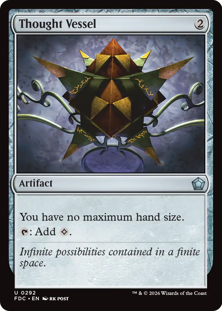 Thought Vessel [Foundations Commander] | Card Citadel