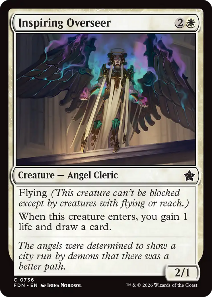 Inspiring Overseer (0736) [Foundations] | Card Citadel