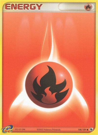 Fire Energy (108/109) [EX: Ruby & Sapphire] | Card Citadel