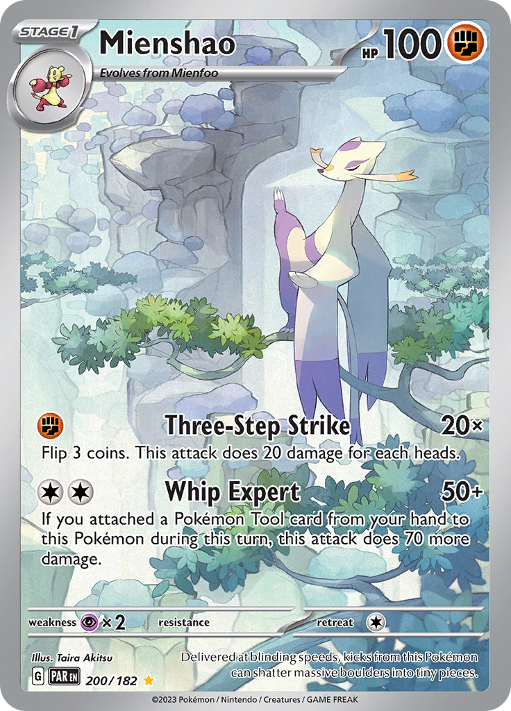 Mienshao (200/182) [Scarlet & Violet: Paradox Rift] | Card Citadel