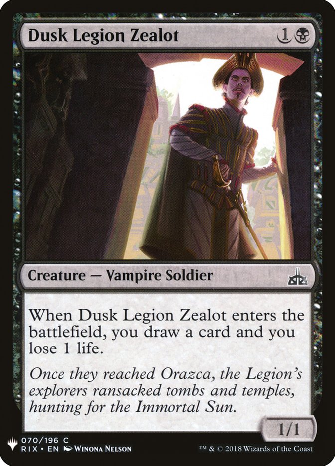 Dusk Legion Zealot [Mystery Booster] | Card Citadel