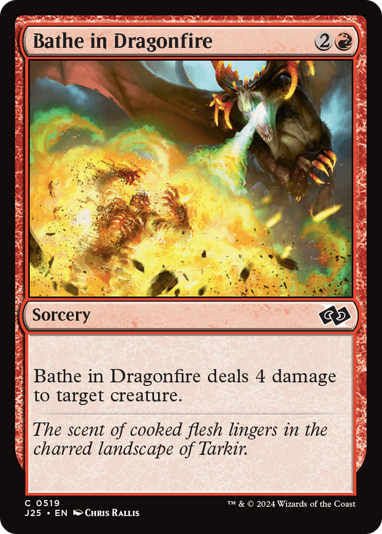 Bathe in Dragonfire [Foundations Jumpstart] | Card Citadel