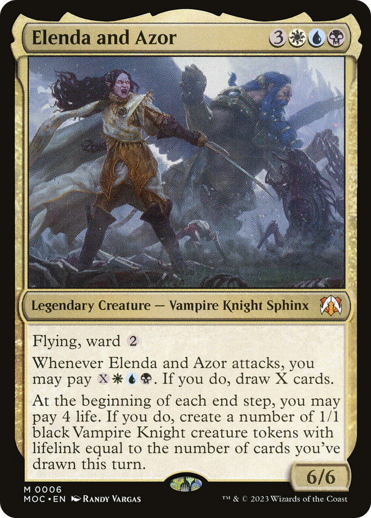 Elenda and Azor [March of the Machine Commander] | Card Citadel