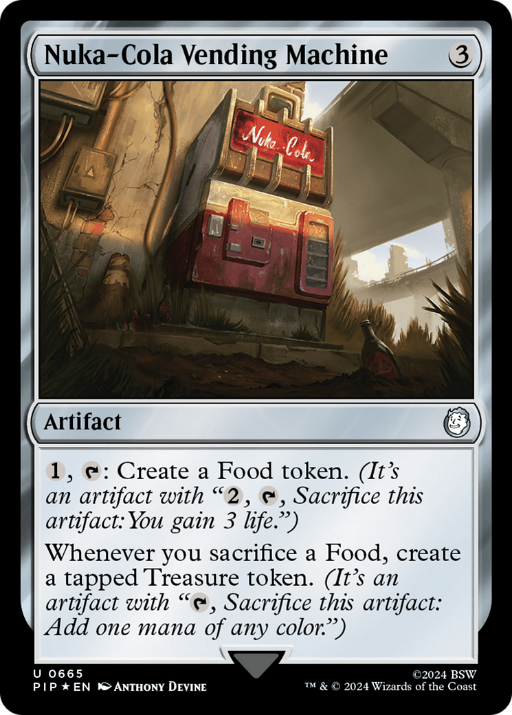 Nuka-Cola Vending Machine (Surge Foil) [Fallout] | Card Citadel