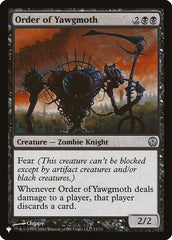 Order of Yawgmoth [The List] | Card Citadel