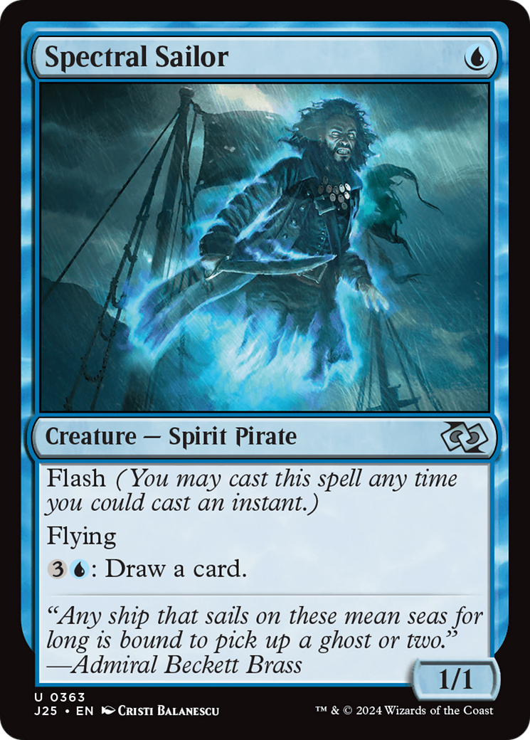 Spectral Sailor [Foundations Jumpstart] | Card Citadel