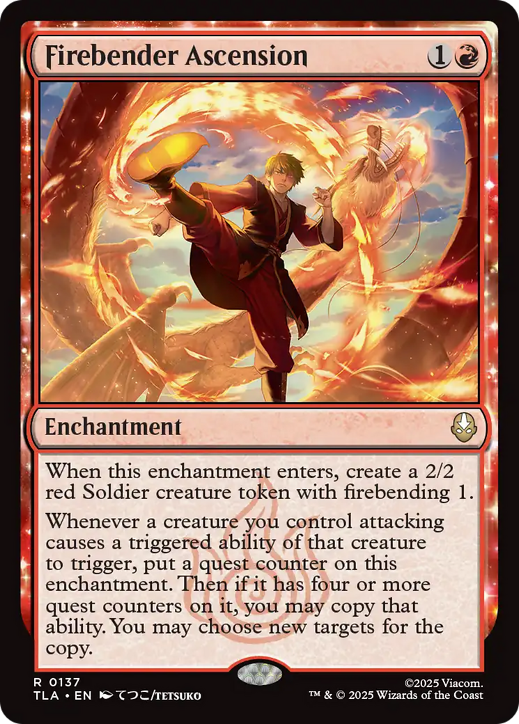 Firebender Ascension [Avatar: The Last Airbender] | Card Citadel
