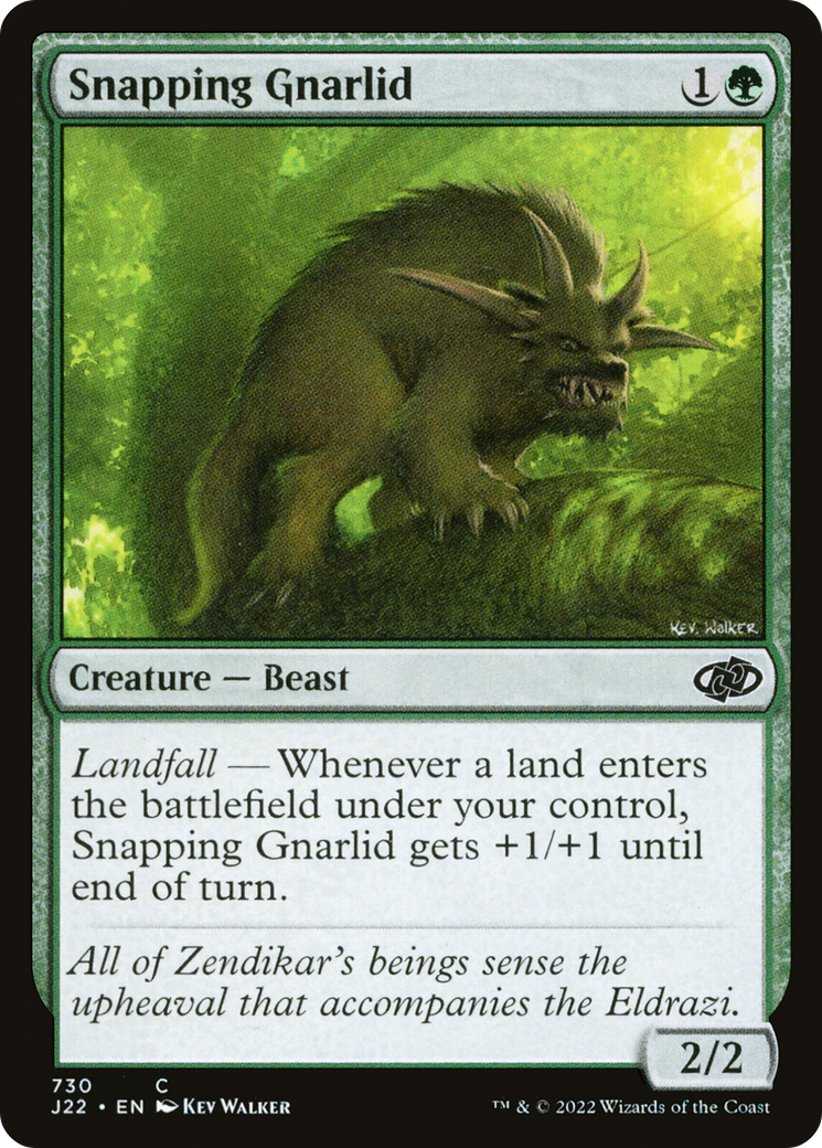 Snapping Gnarlid [Jumpstart 2022] | Card Citadel