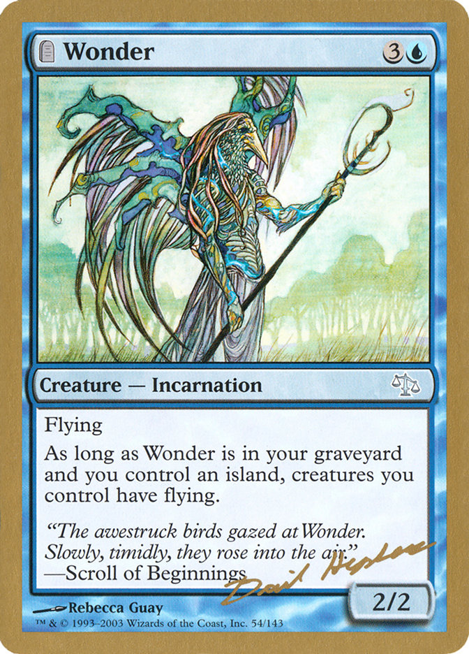 Wonder (Dave Humpherys) [World Championship Decks 2003] | Card Citadel