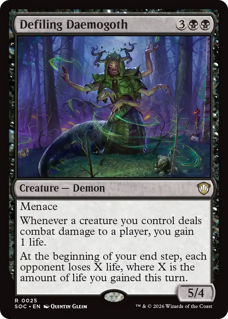 Defiling Daemogoth [Secrets of Strixhaven Commander] | Card Citadel