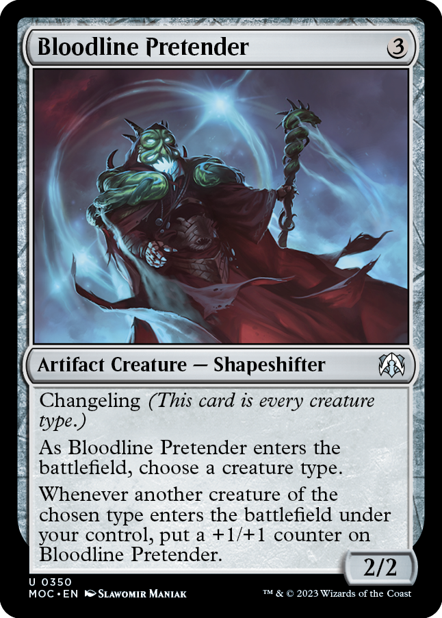 Bloodline Pretender [March of the Machine Commander] | Card Citadel