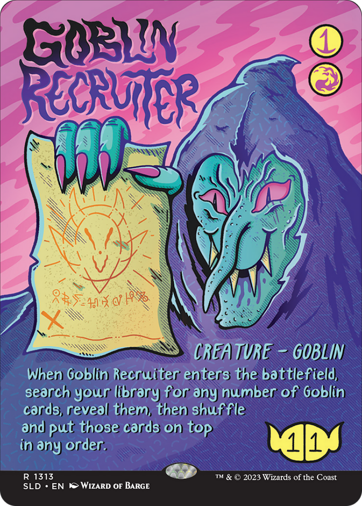 Goblin Recruiter (Rainbow Foil) [Secret Lair Drop Series] | Card Citadel