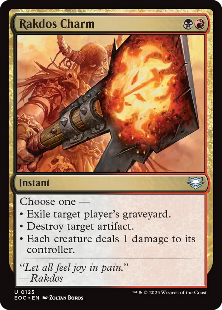 Rakdos Charm [Edge of Eternities Commander] | Card Citadel