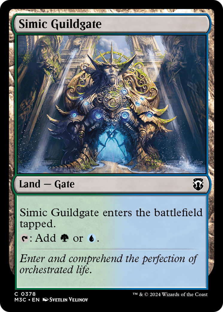 Simic Guildgate (Ripple Foil) [Modern Horizons 3 Commander] | Card Citadel