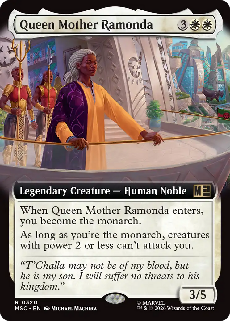 Queen Mother Ramonda (Extended Art) [Marvel Super Heroes Commander] | Card Citadel