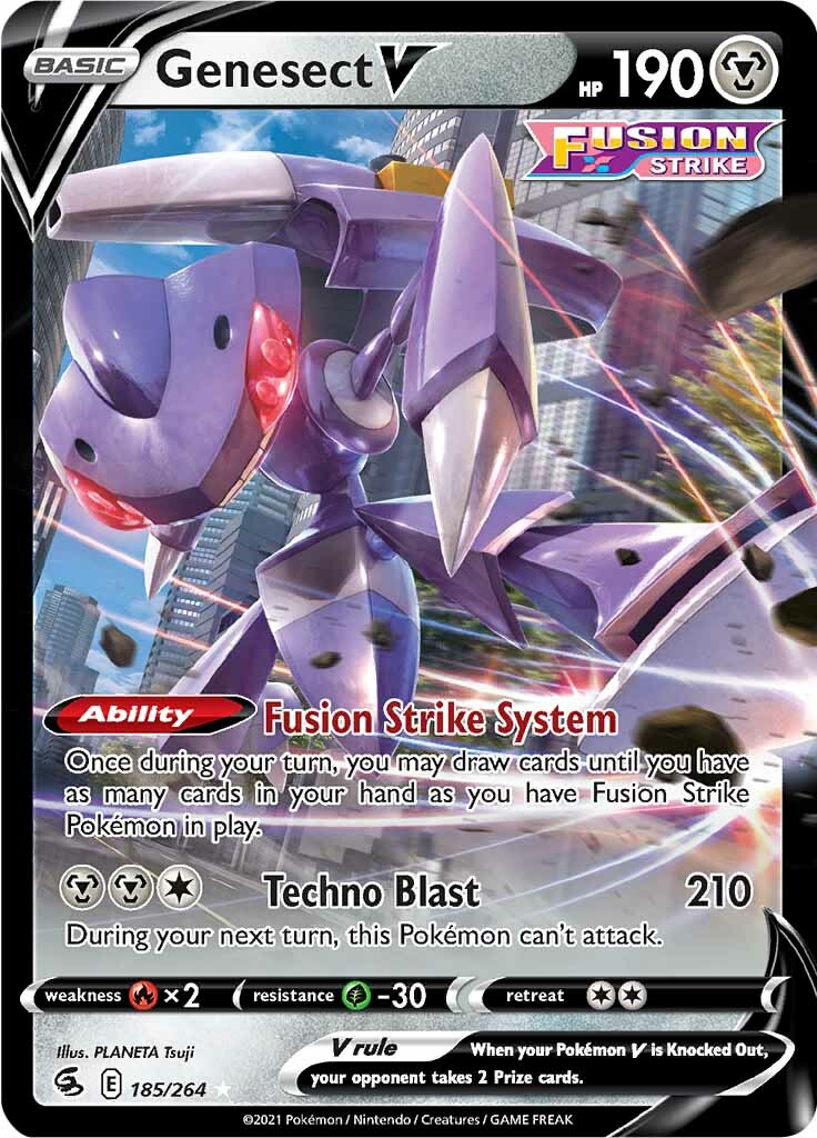 Genesect V (185/264) [Sword & Shield: Fusion Strike] | Card Citadel