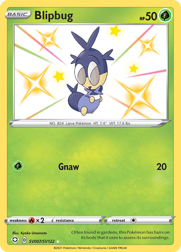 Blipbug (SV007/SV122) [Sword & Shield: Shining Fates] | Card Citadel