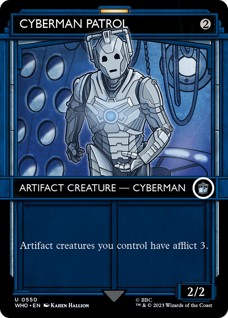 Cyberman Patrol (Showcase) [Doctor Who] | Card Citadel
