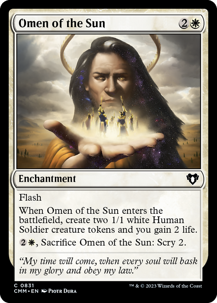 Omen of the Sun [Commander Masters] | Card Citadel