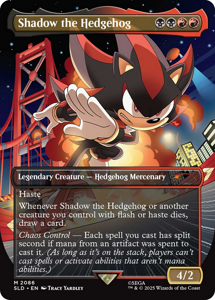 Shadow the Hedgehog (Rainbow Foil) [Secret Lair Drop Series] | Card Citadel