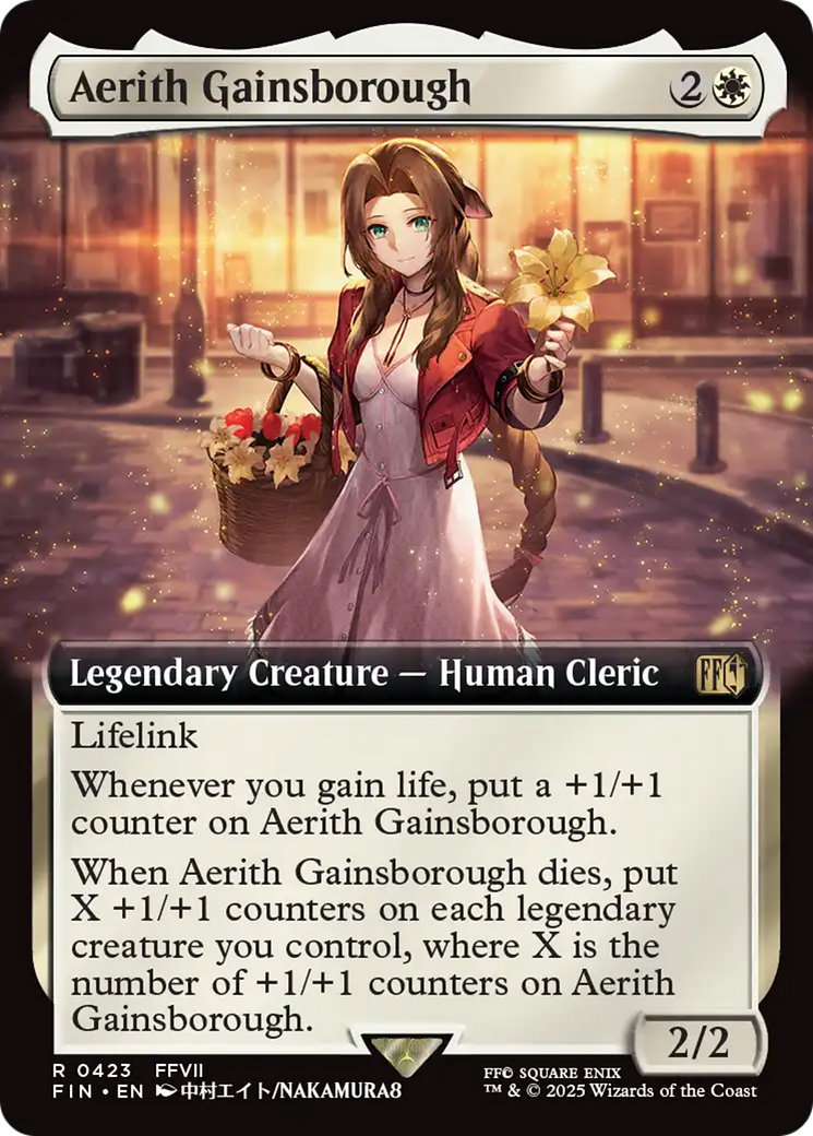 Aerith Gainsborough (Extended Art) [FINAL FANTASY] | Card Citadel