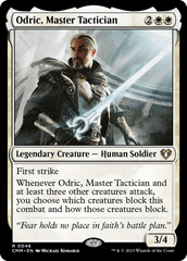 Odric, Master Tactician [Commander Masters] | Card Citadel