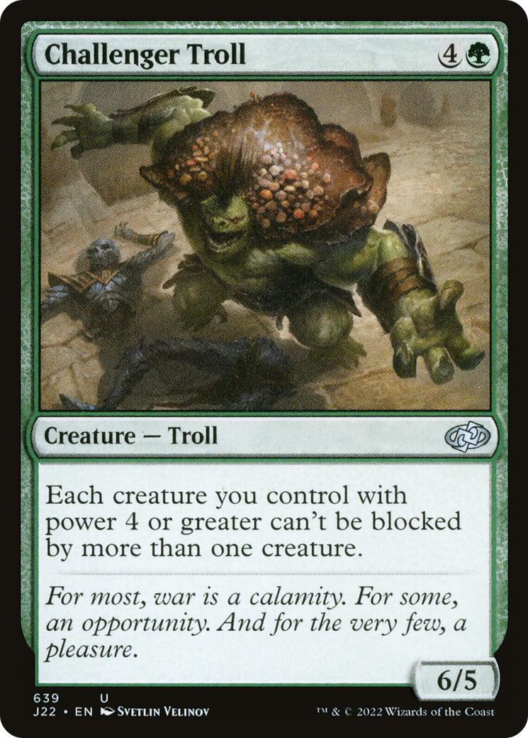 Challenger Troll [Jumpstart 2022] | Card Citadel