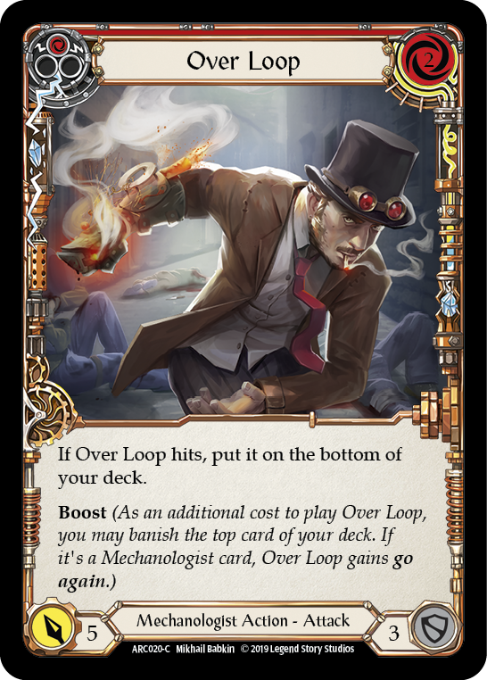 Over Loop (Red) [ARC020-C] (Arcane Rising)  1st Edition Normal | Card Citadel