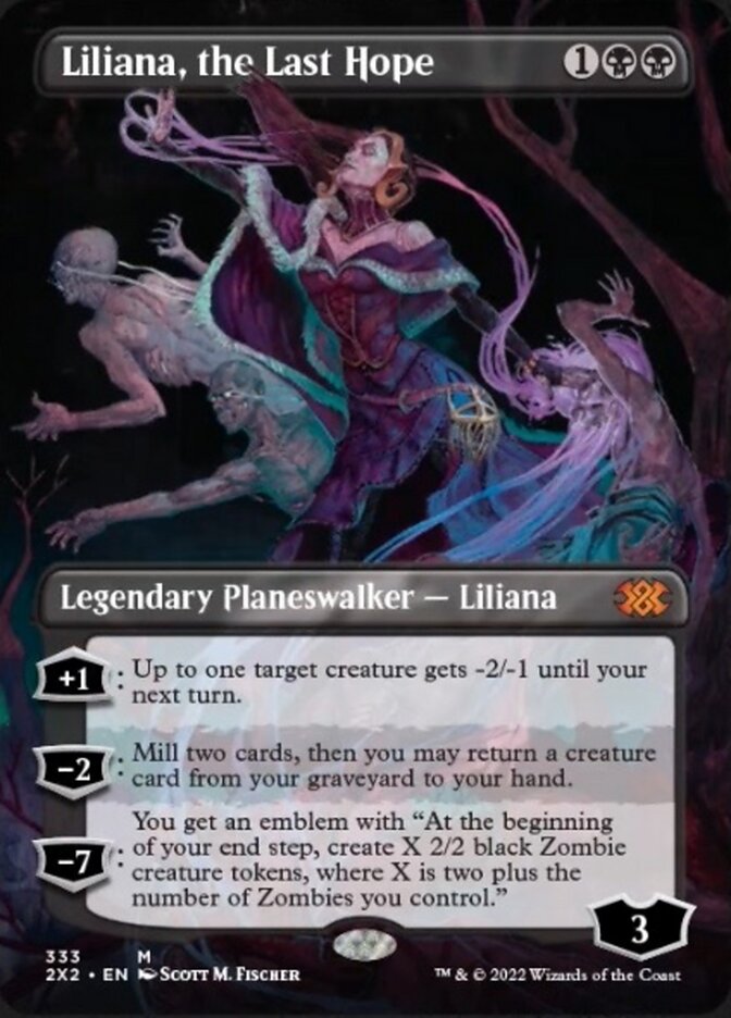 Liliana, the Last Hope (Borderless) [Double Masters 2022] | Card Citadel