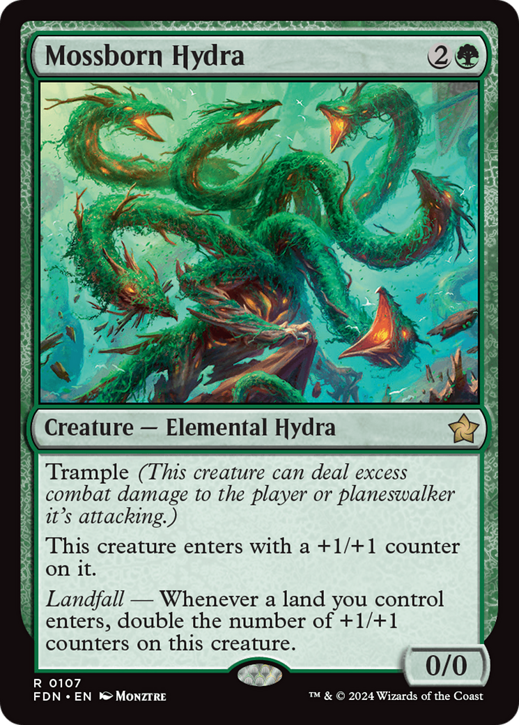 Mossborn Hydra [Foundations] | Card Citadel