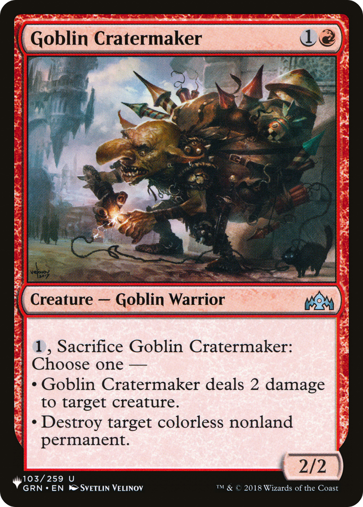 Goblin Cratermaker [The List] | Card Citadel