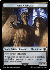 Alien Angel // Alien Insect Double-Sided Token [Doctor Who Tokens] | Card Citadel