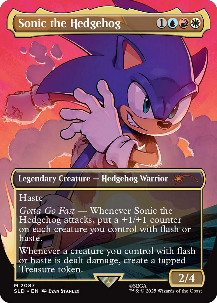 Sonic the Hedgehog (Rainbow Foil) [Secret Lair Drop Series] | Card Citadel