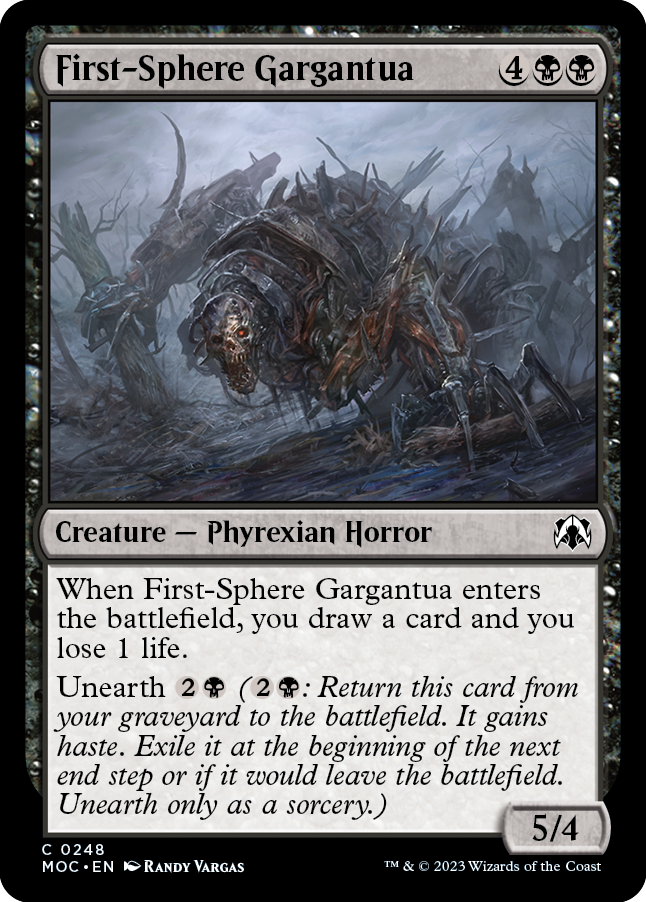 First-Sphere Gargantua [March of the Machine Commander] | Card Citadel