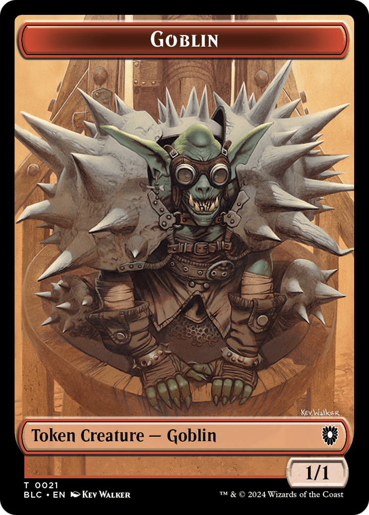 Illusion // Goblin Double-Sided Token [Bloomburrow Commander Tokens] | Card Citadel