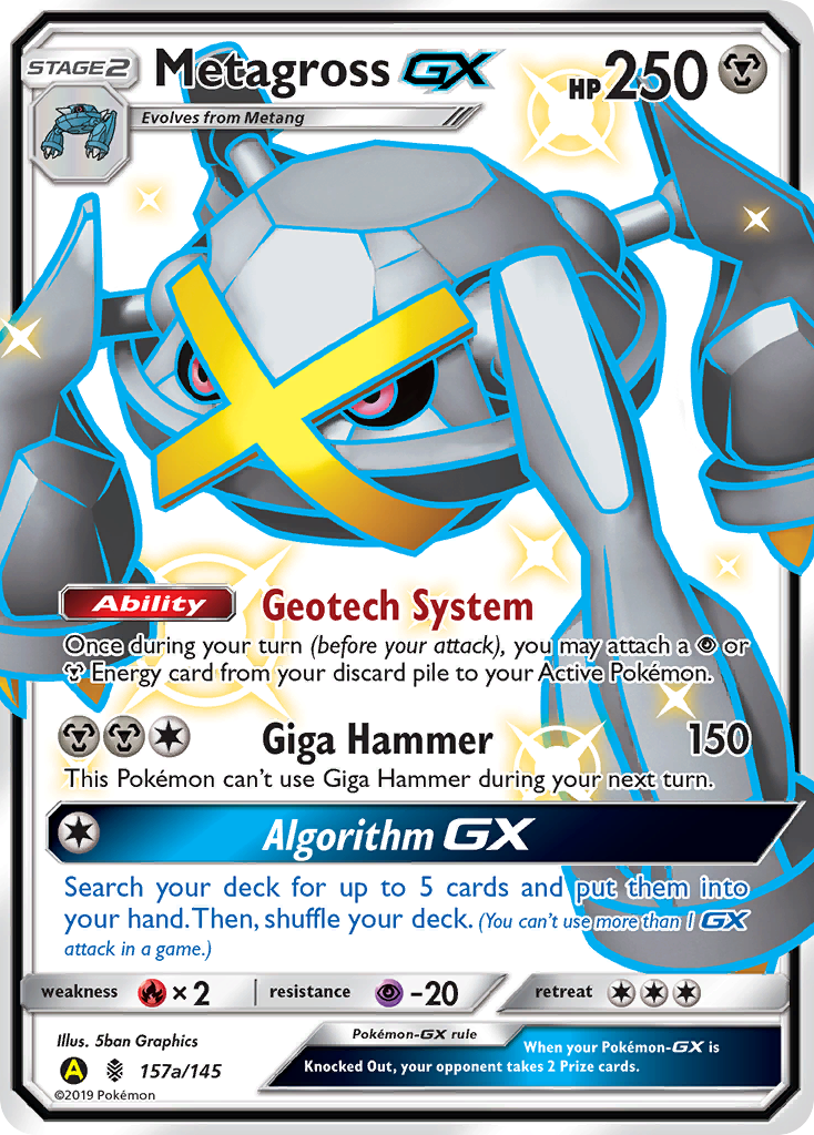 Metagross GX (157a/145) [Alternate Art Promos] | Card Citadel