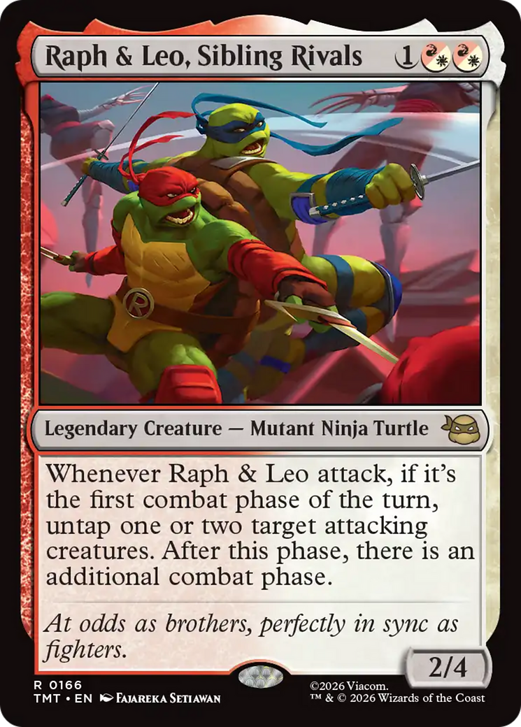 Raph & Leo, Sibling Rivals [Teenage Mutant Ninja Turtles] | Card Citadel