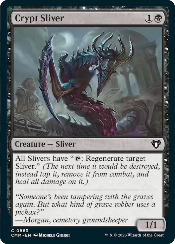 Crypt Sliver [Commander Masters] | Card Citadel